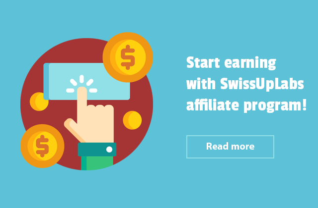 Start earning affiliate commission with SwissUpLabs! 