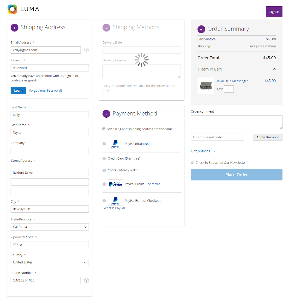 Magento2 Onepagecheckout Extension by BBS