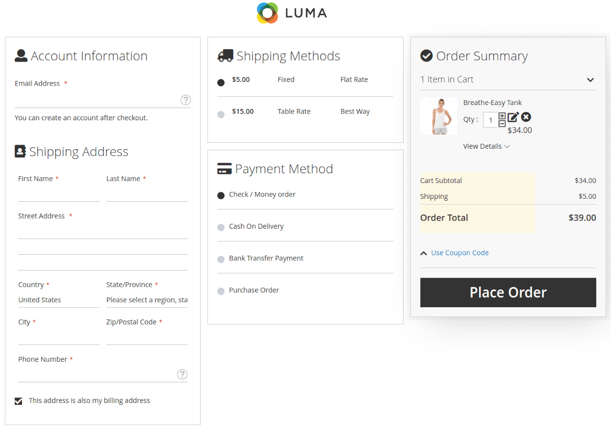 Magento2 Onepagecheckout Extension by Land of Coder