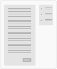 One Column Layout (Multistep Wizard)